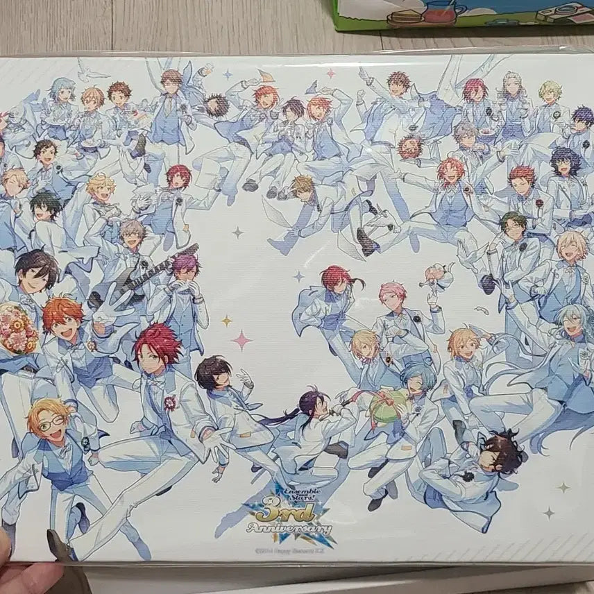 [BUNJANG] Ensemble Stars! 3rd Anniversary "White Suit" Illustration Canvas Board / 앙스타 앙상블 스타즈 백정장 3주년 기념 일러스트 보드 캔버스