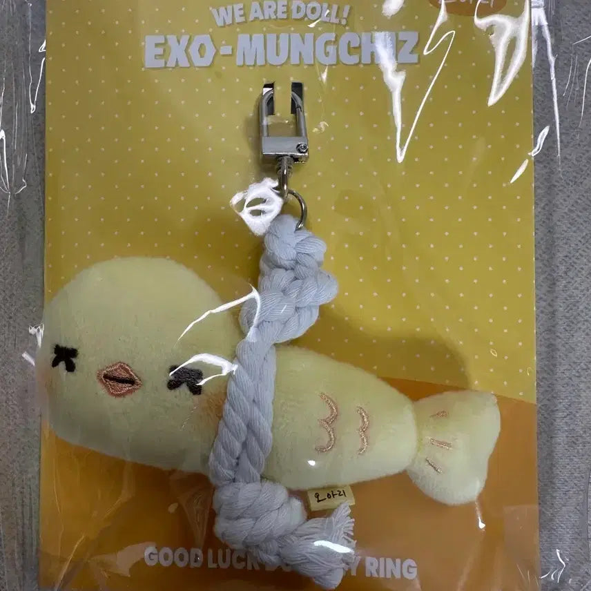 [BUNJANG] EXO D Together Keychain Doll Good Luck Charm / 엑소 뭉치즈 키링 인형 굿럭키링 액막이 카이 세훈 도경수 디오 오아리 니니베어 핑귀니