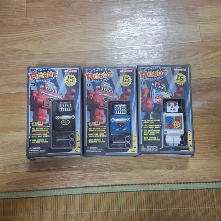 [BUNJANG] Vintage Tin Robot 4D Master Classic Robot Walking Set / 빈티지 장난감 4D마스터 클래식 로봇 워킹  3종 세트