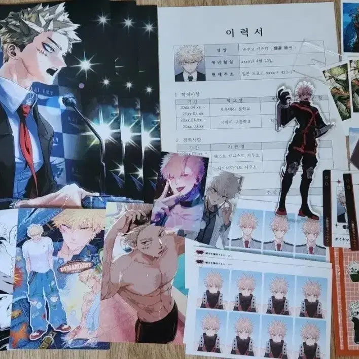 [BUNJANG] My Hero Academia Bakugo Event Cafe Lucky Draw &amp; Emotion Can Badges Bundle / 바쿠고 이벤트카페 전프레 럭드 + 이모션 캔뱃지 판매 처분 히로아카나히아아크릴스탠드증명사진엽서포스터특전포토카드폴라로이드비공굿