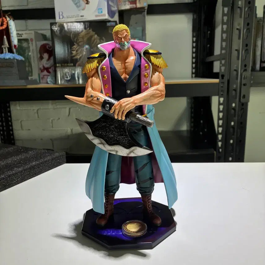 [BUNJANG] Black Studio One Piece Marine Morgan Resin Figure / 블랙 스튜디오 원피스 해군 모건 레진 피규어