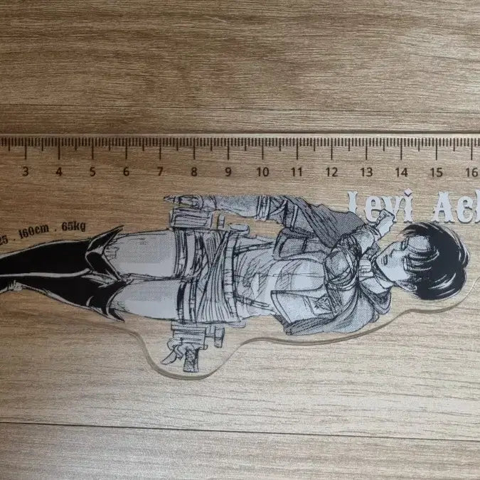 [BUNJANG] Attack on Titan Levi Acrylic Ruler / 진격의 거인 리바이 아크릴 자