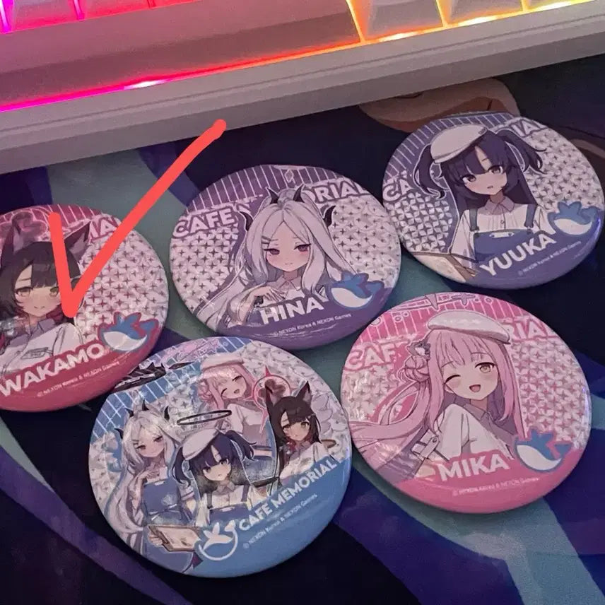 [BUNJANG] Blue Archive Wakamo Can Badge / 블루아카이브 와카모 캔뱃지