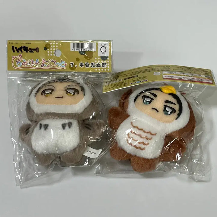 [BUNJANG] Haikyuu!! ChimiKemo Bokuto Koutarou &amp; Akaashi Keiji Set / 하이큐 치미케모 보쿠토 아카아시