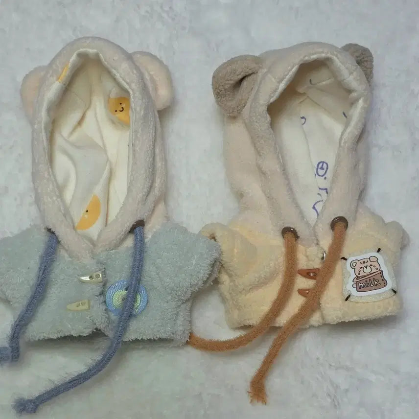 [BUNJANG] 10cm Doll Clothes Bundle - Milk Carrot Coat / 10cm 인형옷 일괄 밀크캐럿 코트