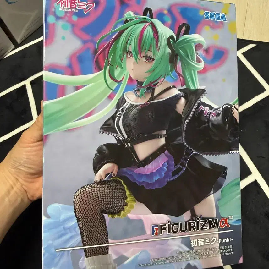 [BUNJANG] Sega Figure-rise Hatsune Miku -Punk!- Sealed New Product / 세가 피규어라이즈 하츠네 미쿠 -Punk!- 미개봉 새상품