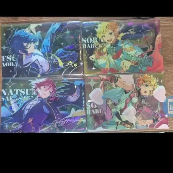 [BUNJANG] Ensemble Stars! Switch Natsume Sora Tsumugi Acrylic Standee Bundle Set / 앙스타 스위치 나츠메 소라 츠무기 아크릴 일괄 양도