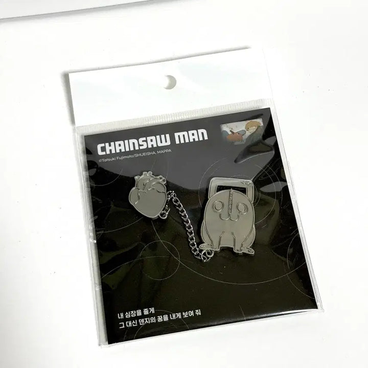 [BUNJANG] Chainsaw Man MAPPA Pochita Heart Pin Badge / 체인소맨 마파 mappa 팝업 포치타 심장 핀뱃지
