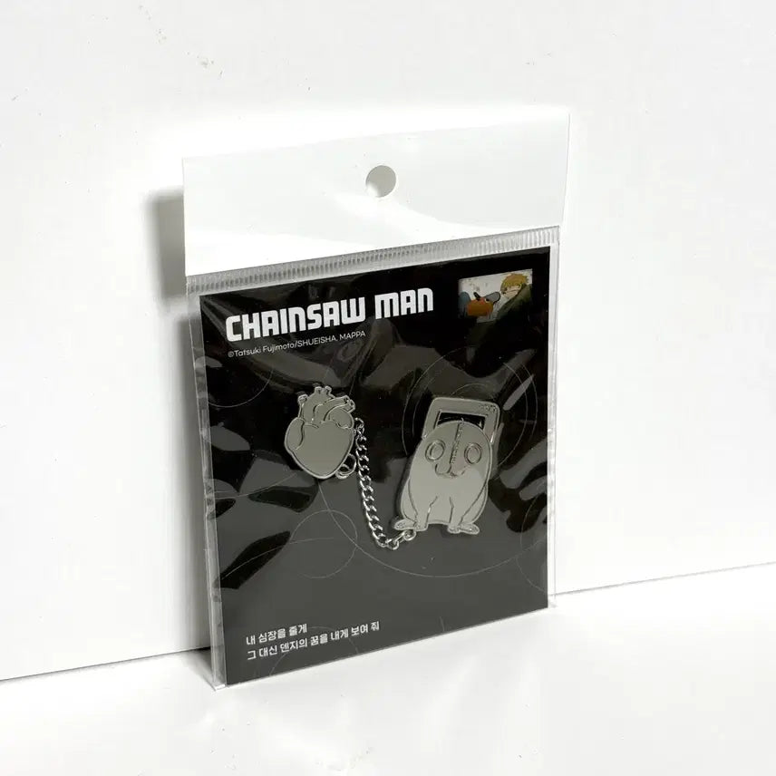 [BUNJANG] Chainsaw Man MAPPA Pochita Heart Pin Badge / 체인소맨 마파 mappa 팝업 포치타 심장 핀뱃지