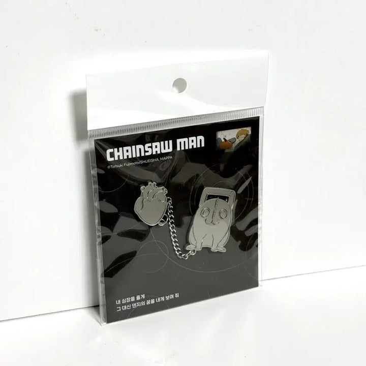 [BUNJANG] Chainsaw Man MAPPA Pochita Heart Pin Badge / 체인소맨 마파 mappa 팝업 포치타 심장 핀뱃지