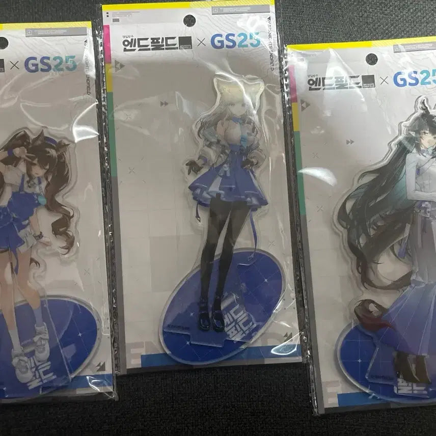 [BUNJANG] Arknights: Endfield GS25 Acrylic Stand Bundle - Jangbangyi, Felica, Gilberta / 명일방주 엔드필드 GS25 아크릴 스탠드 일괄 장방이 펠리카 질베르타