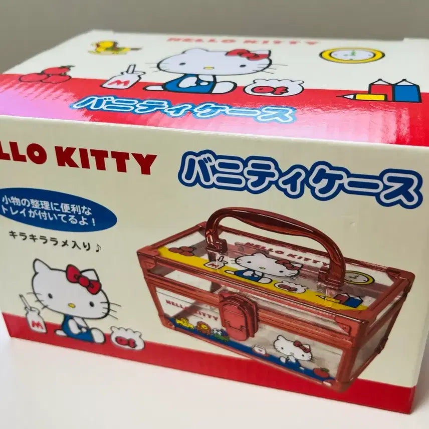 [BUNJANG] Hello Kitty Vanity Case Organizer Storage Box / 헬로키티 키티 버니티 베니티 케이스 정리함 보관함 수납함