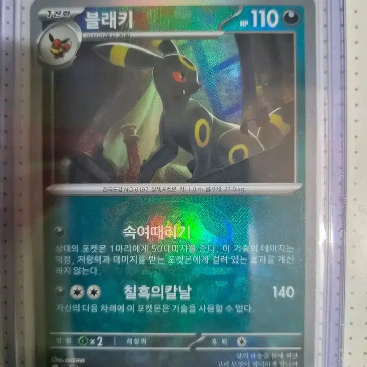 [BUNJANG] Pokemon Card Umbreon Master Ball Holo / 포켓몬카드 블래키 마스터볼 판매합니다