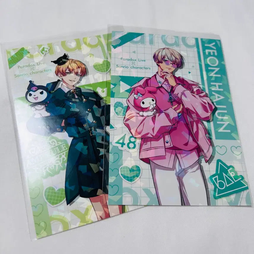 [BUNJANG] Paralife Sanrio Collaboration Postcard Set (Yeondongha, Yeonhajun, Kuromi, My Melody) / 파라라이 산리오 콜라보 엽서 연동하 연하준 쿠로미 마이멜로디