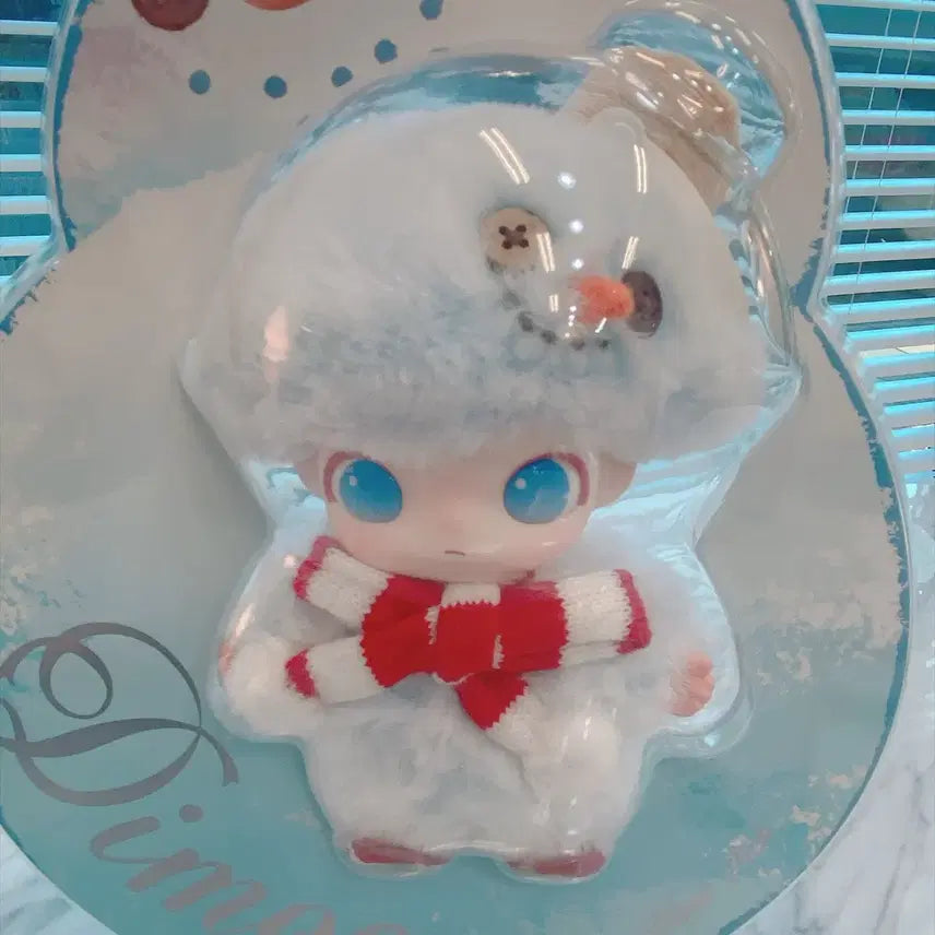 [BUNJANG] Pop Mart Dimoo Snowman Keyring / 팝마트 디무 스노우맨 키링 (바로배송 가능)