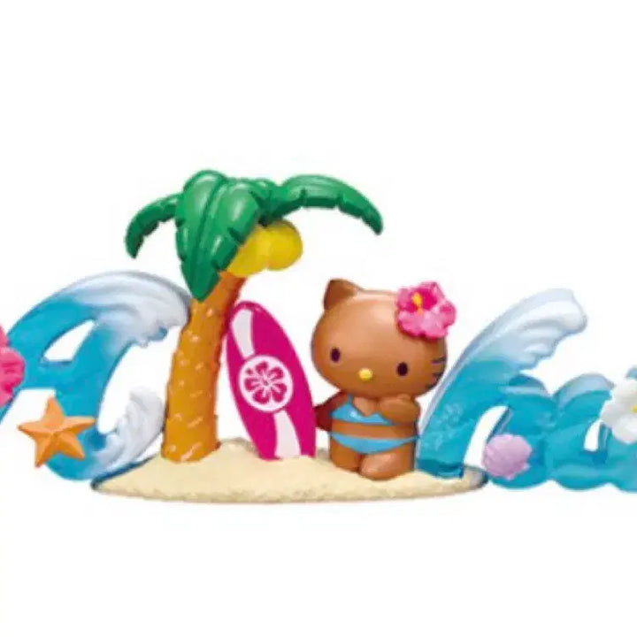 [BUNJANG] Sanrio Hello Kitty Words Re-Ment Collection Aloha Gachapon Figure / 헬로 키티 워즈 리멘트 컬렉션 산리오 워드 가챠 2번 알로하