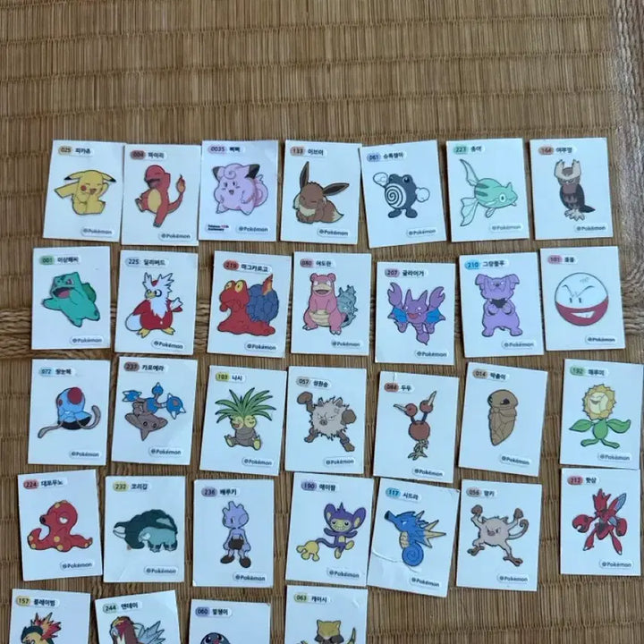 [BUNJANG] Pokemon Ttibu Seal Bundle / 포켓몬스터 띠부씰 양도