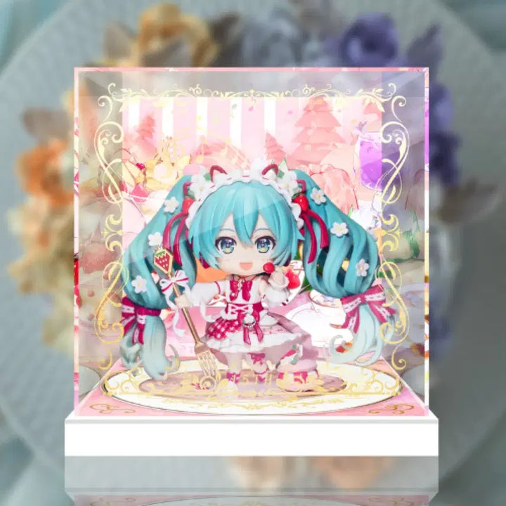 [BUNJANG] Nendoroid Strawberry Miku Acrylic Case / 딸기 미쿠 넨도로이드 전용 케이스