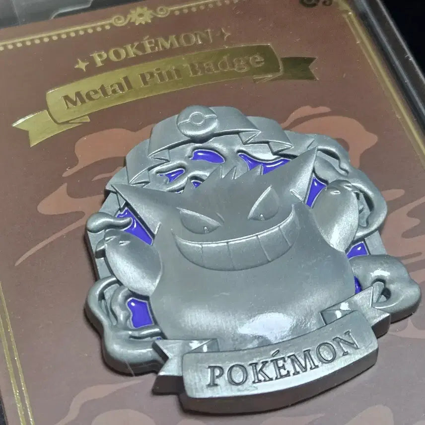 [BUNJANG] Pokemon Store Eternal Antique Metal Phantom Pin Badge / 포켓몬 스토어 METAL 팬텀 핀뱃지
