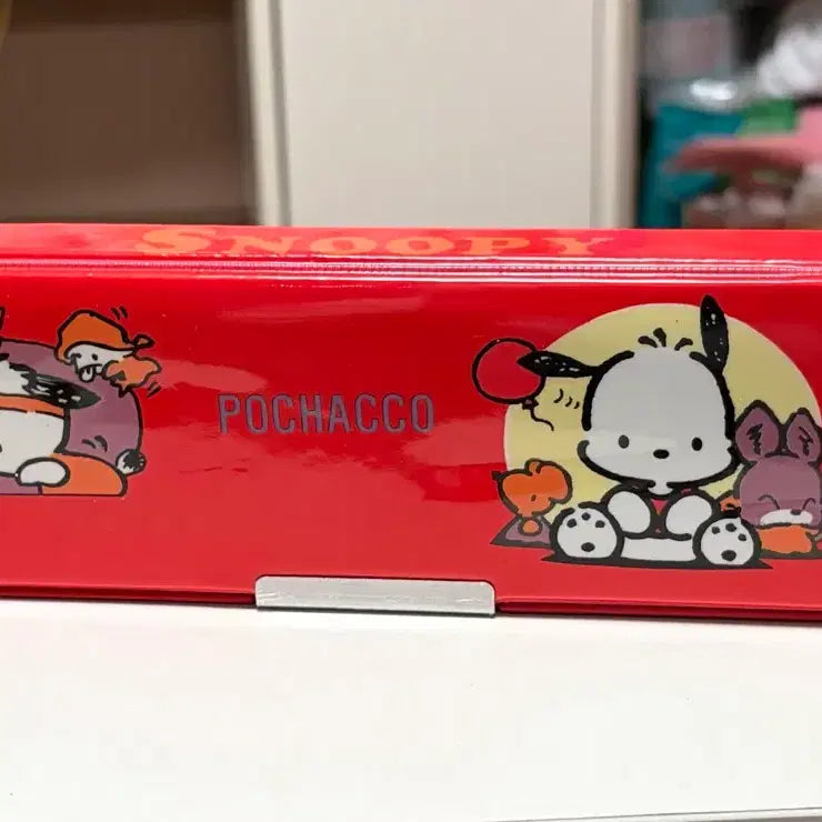 [BUNJANG] 1994 Sanrio Pochacco Magnetic Pencil Case / 1994년 고전 포차코 자석 필통