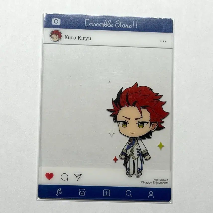 [BUNJANG] Ensemble Stars! Moban Pop-up Spotlight On Stage Clear Card Kiryu Kuro / 앙스타 모펀 팝업 스포트라이트 온 스테이지 테마 특전 포토카드 7만원 특전 클리어카드 투명 클카 키류 쿠로
