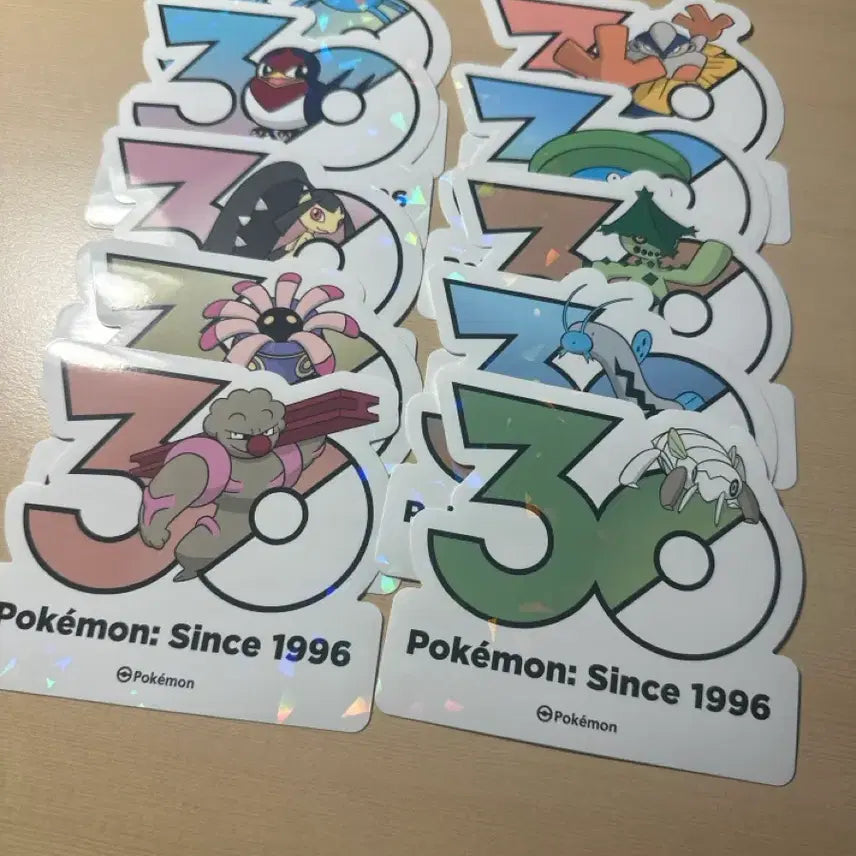 [BUNJANG] Pokemon 30th Anniversary Sticker Bundle Set / 포켓몬스터 30주년 스티커 일괄양도