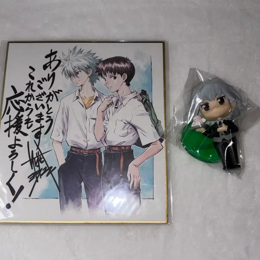 [BUNJANG] Evangelion Kaoru Shinji Shikishi Bundle Set / 에반게리온 카오루 신지 색지 푸치넨도 일괄