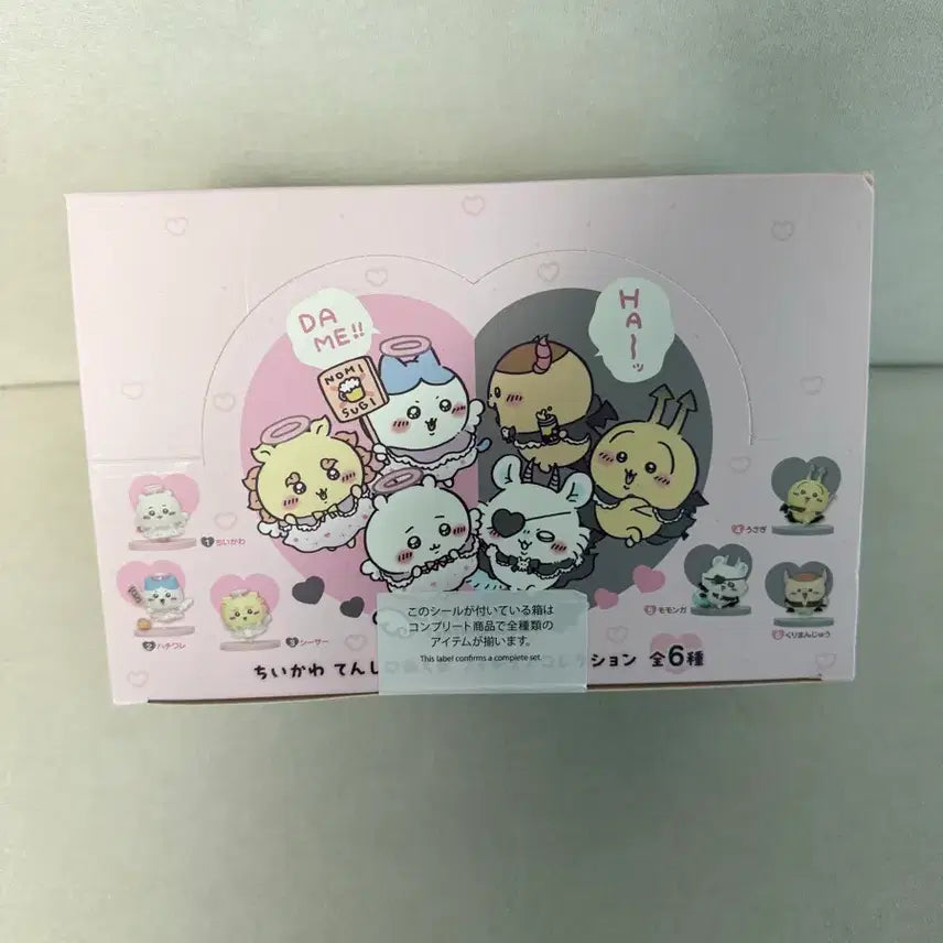 [BUNJANG] Chiikawa Angel &amp; Devil Figure Set (6 Types) / 미개봉 풀박스 치이카와 천사 악마 피규어 6종 먼작귀 하치와레 우사기 모몽가