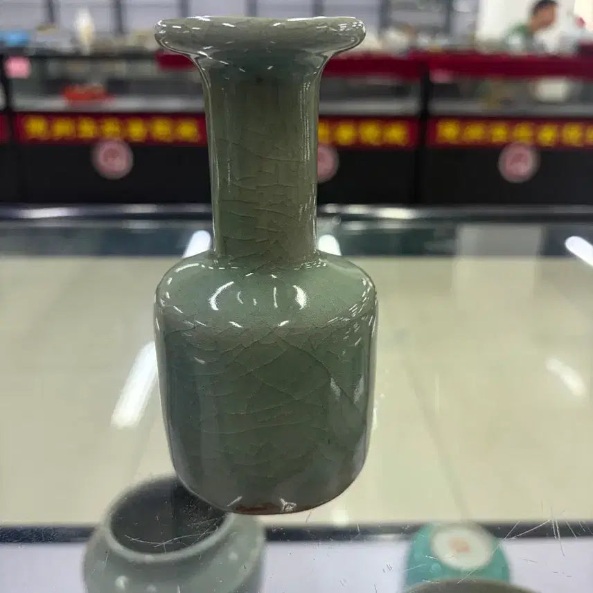 [BUNJANG] Republic of China Era Longquan Celadon Vase / 진품 청말민국시대 용천요(운송시간13일)