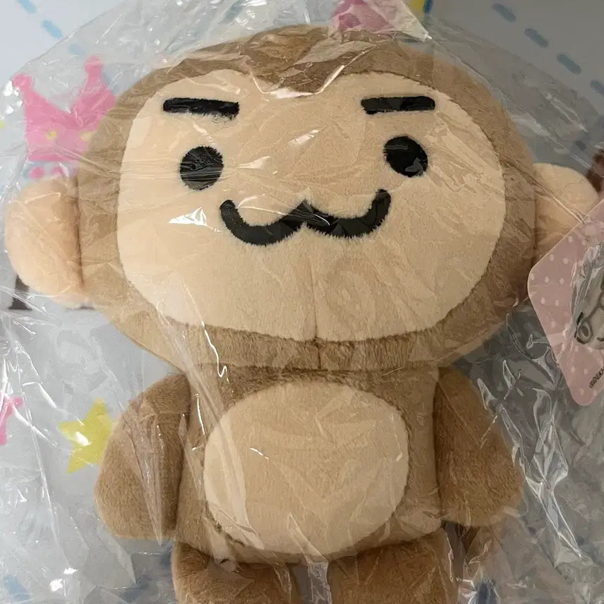 [BUNJANG] Decovoco Light Monkey Mascot Plush / 데코보코 연한 원숭이 마스코트 인형