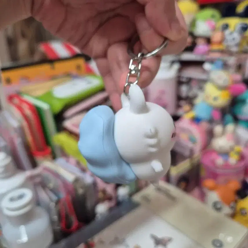 [BUNJANG] Chiikawa Momonga 3D Figurine Keychain / 치이카와 모몽가 입체 피규어 키링