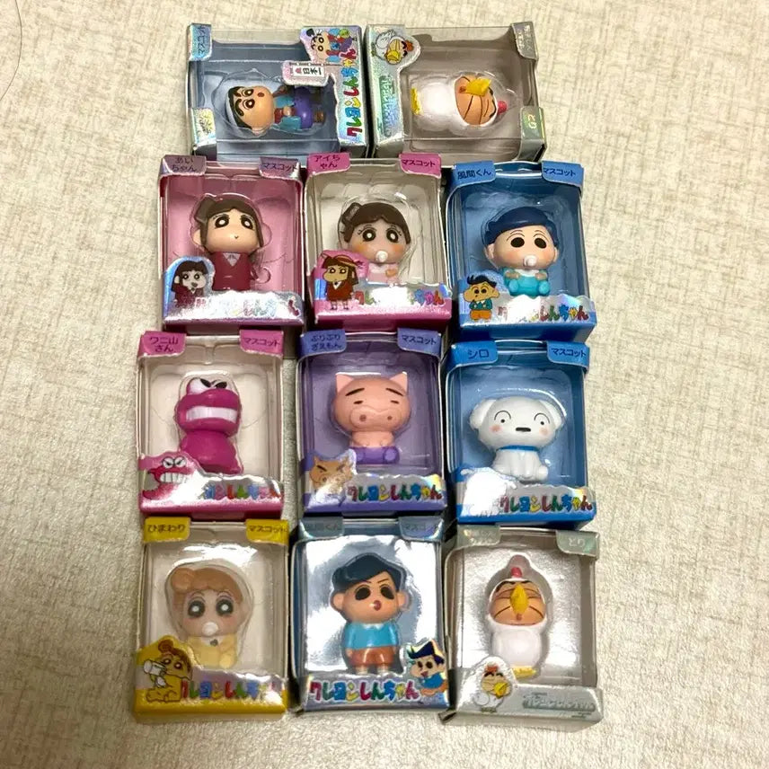 [BUNJANG] Crayon Shin-chan Figures Miniature Gacha Bundle Set / 짱구철수흰둥이와니야마상 짱아쌀알 피규어가챠미니어쳐처ShinChanfigureminiature일괄처분