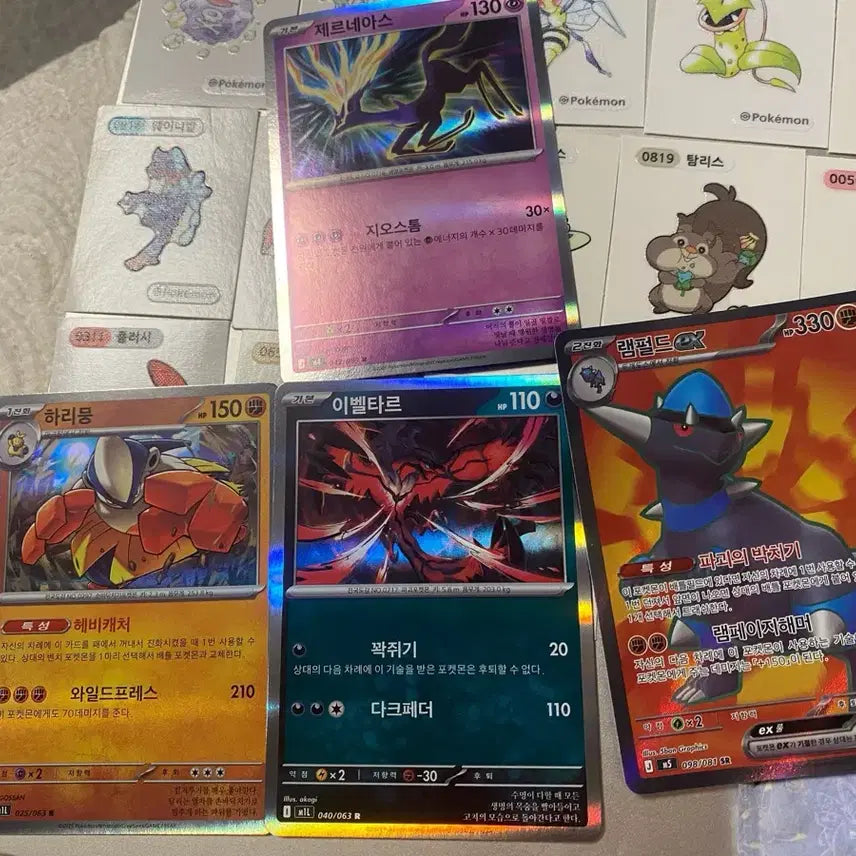 [BUNJANG] Pokemon Sticko Card Bundle Set / 포켓몬 띠부실 카드 일괄