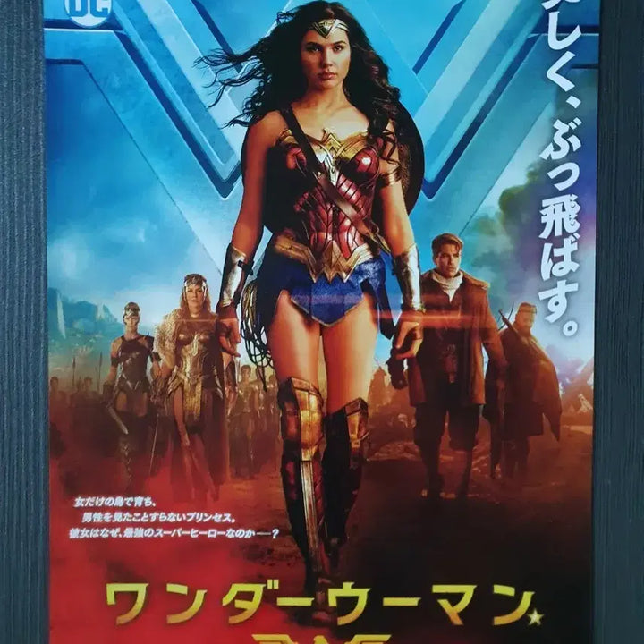 [BUNJANG] Wonder Woman Movie B5 Japanese Pamphlet / 원더우먼 영화 일본 전단지 팜플렛 B5
