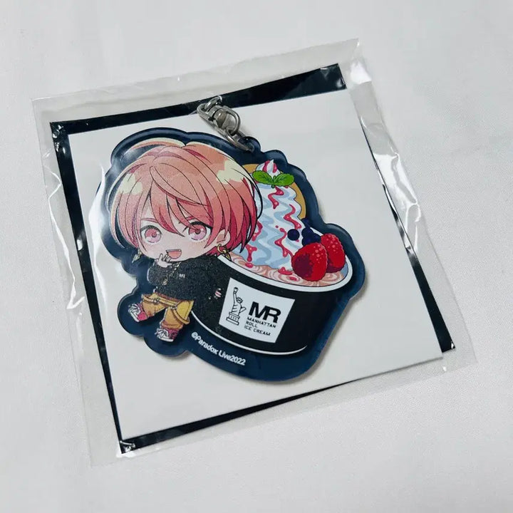 [BUNJANG] Paradox Live Maruyama Leo Manhattan Roll Ice Cream Collaboration Acrylic Keyring / 파라라이 마루야마 레오 맨하탄롤 아이스크림 콜라보 아크릴 키링