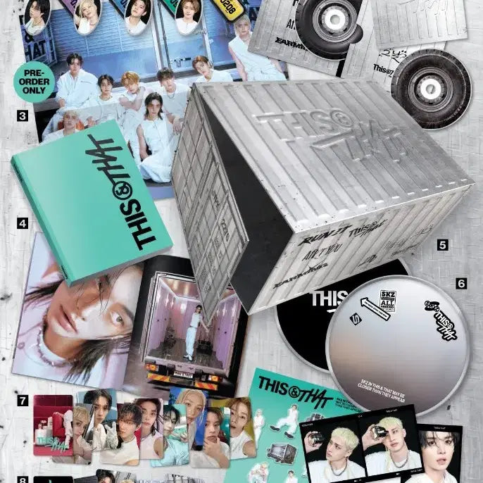 [BUNJANG] Stray Kids This &amp; That Limited Edition Truck Version Unsealed Album Unit I.N 2-Cut Photocard / 아이엔 세트/ 스트레이키즈 this&amp;that 디스앤댓 한정반 트럭 버전 개봉 앨범 유닛 투컷 2컷 포카 앨포 limited album truck ver.