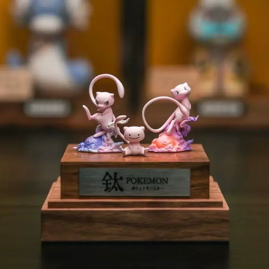 [BUNJANG] Pokemon Scale World Mew Metamon Mew Resin Figure / 포켓몬스터 스케일월드 리무진 스튜디오 뮤 메타몽뮤 레진 피규어