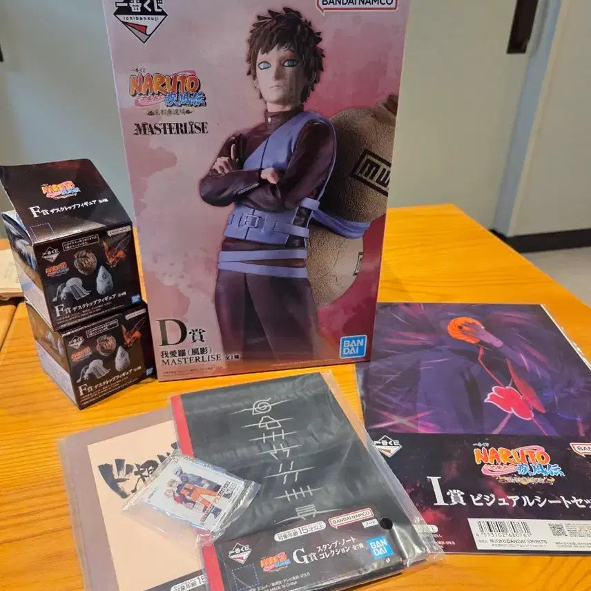 [BUNJANG] Naruto Kazekage Rescue Arc D Prize Gaara Masterise Figure with Bonus Prizes / 택포 5) 나루토 카제카게탈환 쿠지 D상 가아라(+하위상)