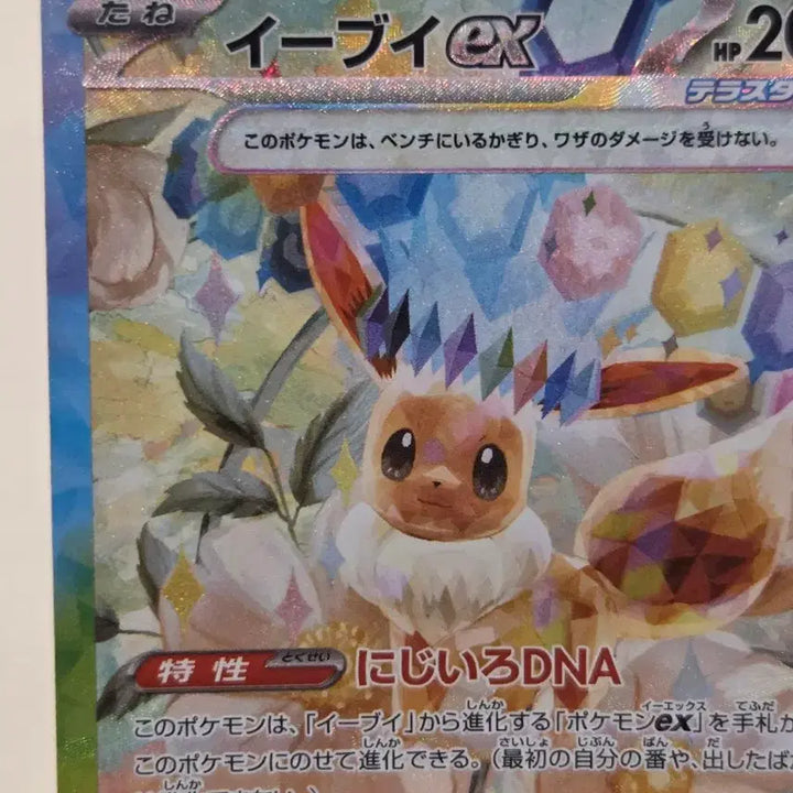 [BUNJANG] Pokemon Card Eevee ex SAR (sv8a 223/187 SAR) - Japanese / [일판/일본판] 포켓몬 카드 이브이 ex SAR 테라스탈 페스타 ex (sv8a 223/187 SAR)