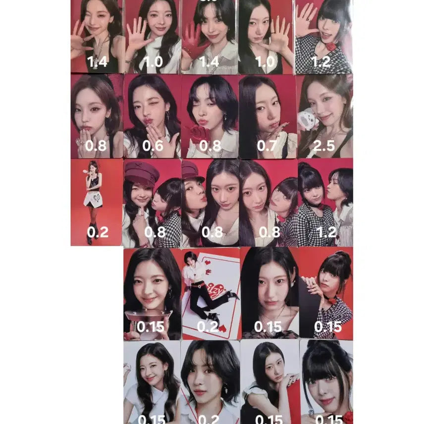 [BUNJANG] ITZY Fanmeeting Photocard Unit Trading Card / ITZY 있지 팬미팅 포카 5만원 특전 엠디 유닛 트레카 트레이딩 카드