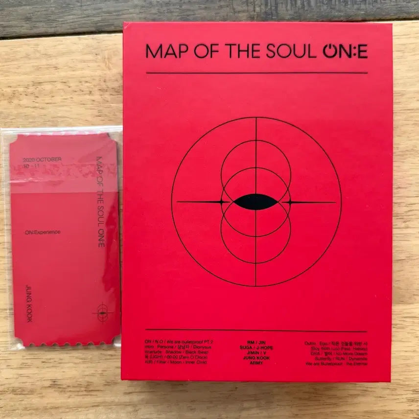 [BUNJANG] BTS MAP OF THE SOUL ON:E DVD Photocard Bundle / 방탄소년단 MAP OF THE SOUL ON:E DVD 포카포함
