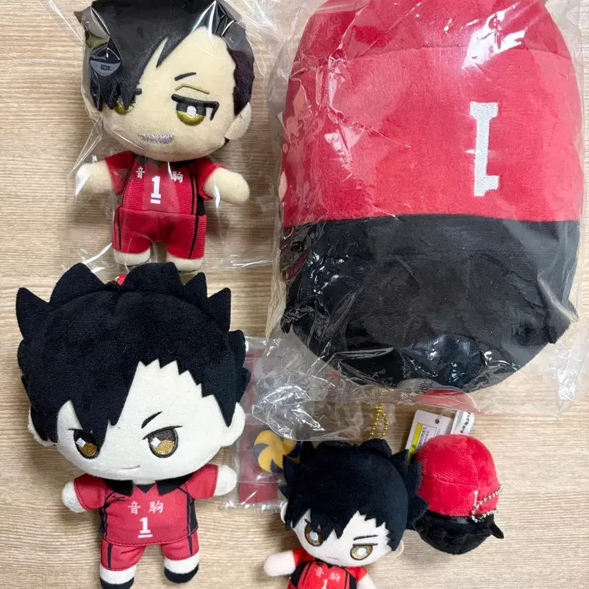[BUNJANG] Haikyuu!! Kuroo Large Mochi Mascot Bundle Set / 하이큐 쿠로오 빅모찌마스 외 일괄 판매