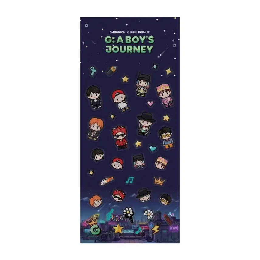 [BUNJANG] G-Dragon x PAMBOYS G:A Boys Journey 3D Sticker / 지드래곤 x 팸 팝업 G:A 보이즈 저니 3D  스티커