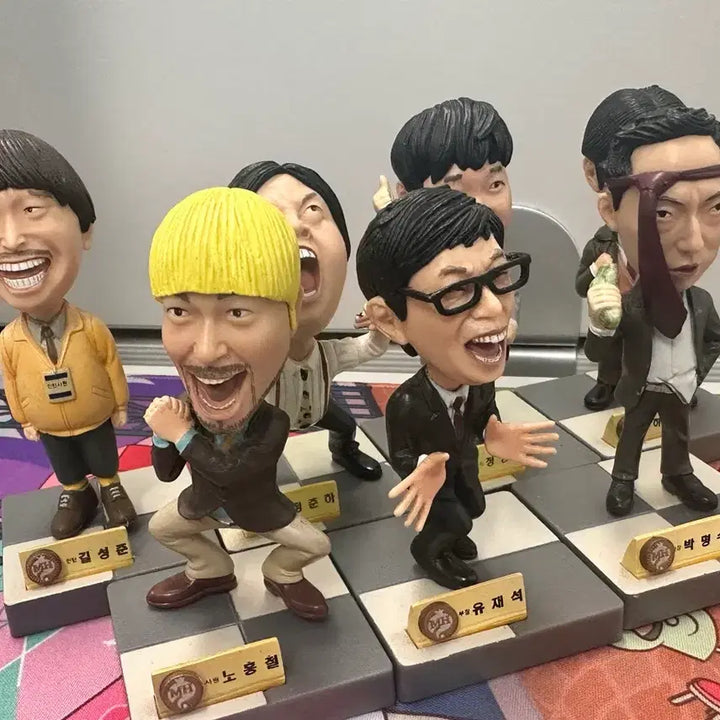 [BUNJANG] Infinite Company Full Set of 7 Figures Bundle Set / 무한상사 피규어 7명 풀세트 일괄