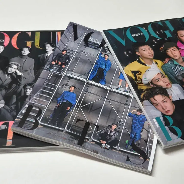 [BUNJANG] BTS Vogue Korea January 2022 Issue Magazine Bundle Set / [BTS] 보그 코리아 2022년 1월호 BTS 매거진 3종 일괄 판매
