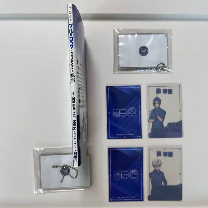 [BUNJANG] Blue Lock: Episode Nagi Special Booklet + Animate Cafe Collaboration Acrylic Keychain + Photocard Bundle Set / 블루록 영화 에피소드 나기 특전 소책자 + 애니플러스 콜라보 카페 특전 아크릴 키링 포토카드 포카 나기 세이시로 미카게 레오