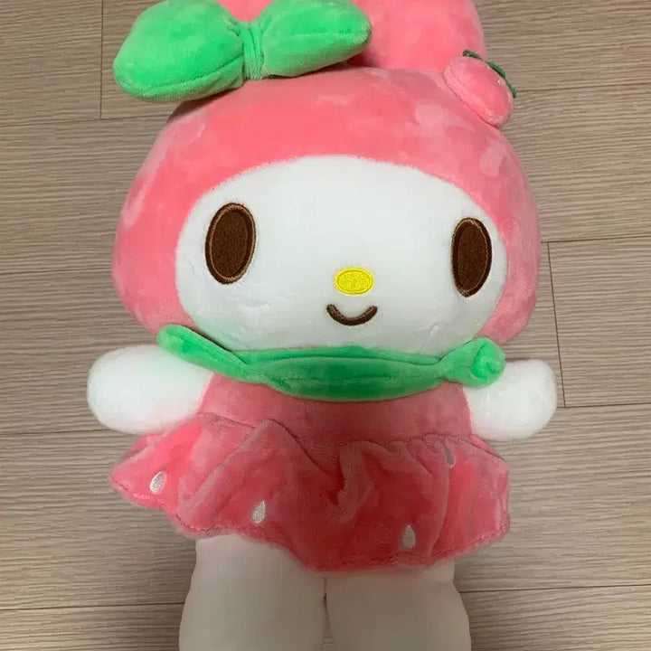 [BUNJANG] My Melody Strawberry Medium Plush 25cm (Sanrio Authentic) / 마이멜로디 딸기 25cm 산리오 정품 중형 인형