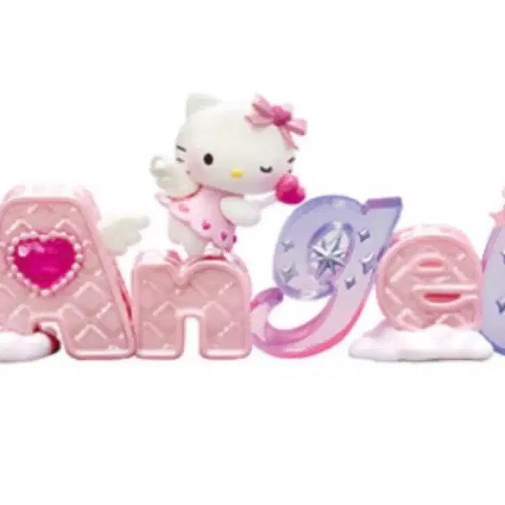 [BUNJANG] Sanrio Hello Kitty Wordsrement Collection Angel Gacha Figure / 헬로 키티 워즈 리멘트 컬렉션 산리오 워드 가챠 4번 엔젤