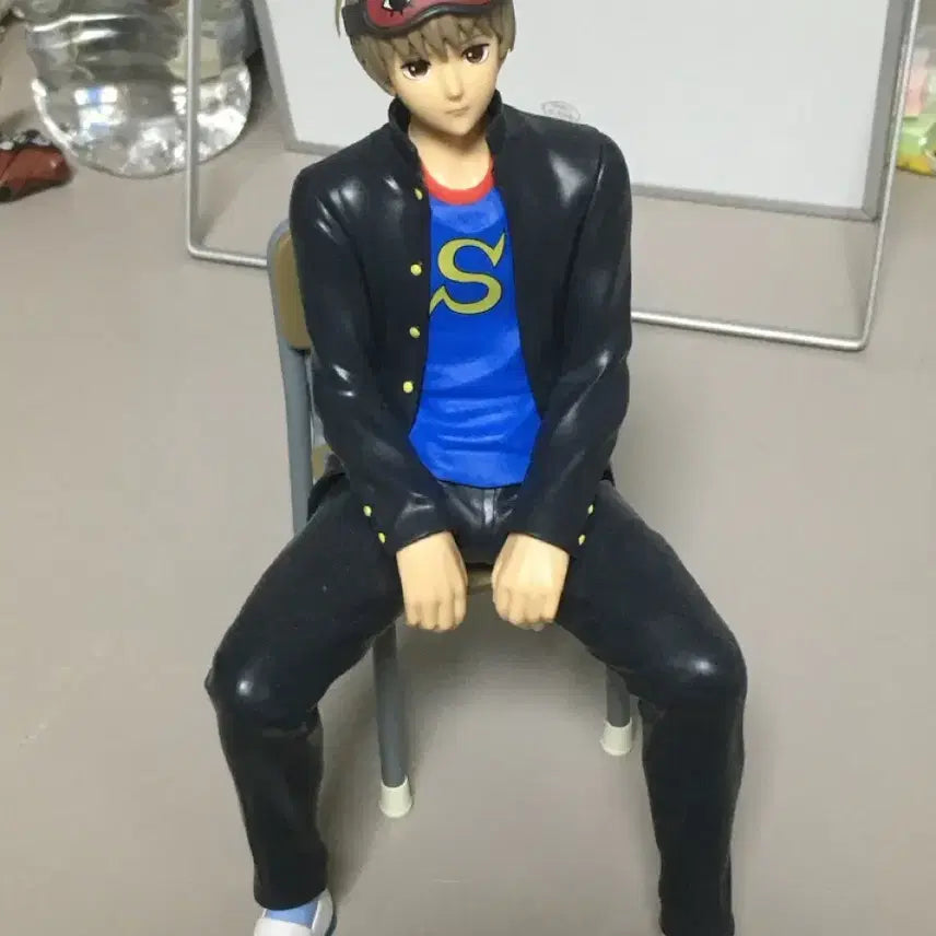 [BUNJANG] Gintama Banpresto Sougo Figure + 20th Anniversary Kagura Acrylic Set / 은혼 반프레스토 소고 피규어 박스O+20주년 카구라 아크릴