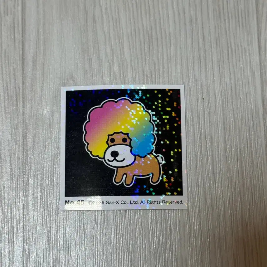 [BUNJANG] San-X Afuruken Hologram Sticker / 산엑스 아프로켄 스티커